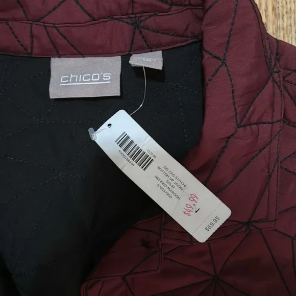 Chicos light weight jacket size 2 - Picture 2 of 2